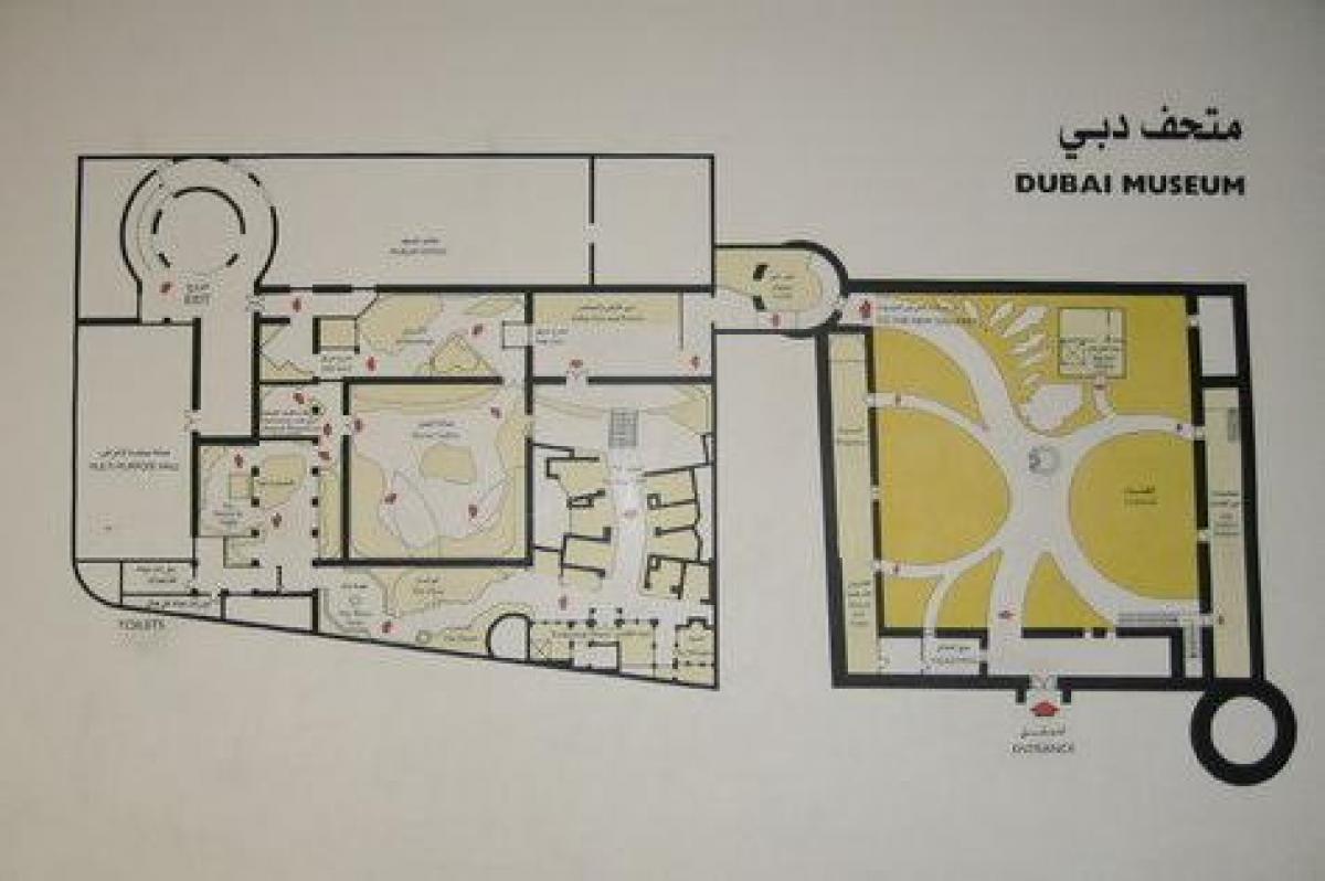 Dubai museum karta