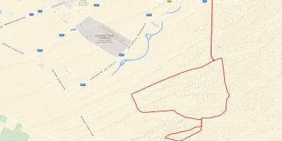 Al-Qudra cykelväg karta