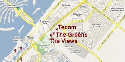 Dubai gröna karta