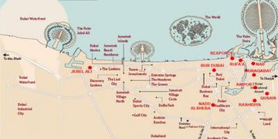 Karta över Jebel Ali