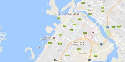 Karta över Oud Metha Dubai