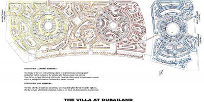 Villa läge i Dubai karta